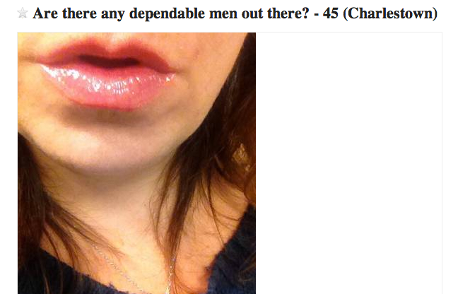 A Craigslist Personal Ad